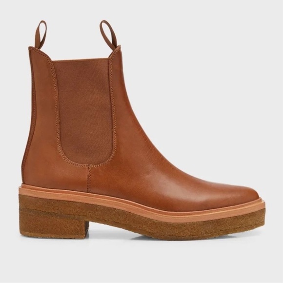 Loeffler Randall Raquel Crepe Sole Chelsea Boots - Picture 1 of 13